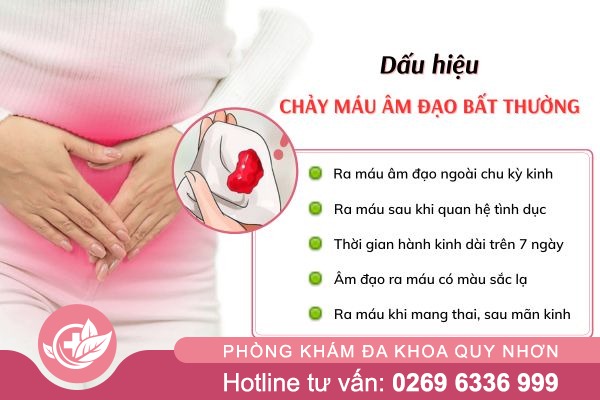 Thế nào là chảy máu vùng kín bất thường?