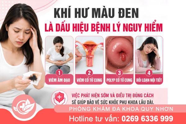 Vì sao khí hư màu đen? Những điều bạn cần biết