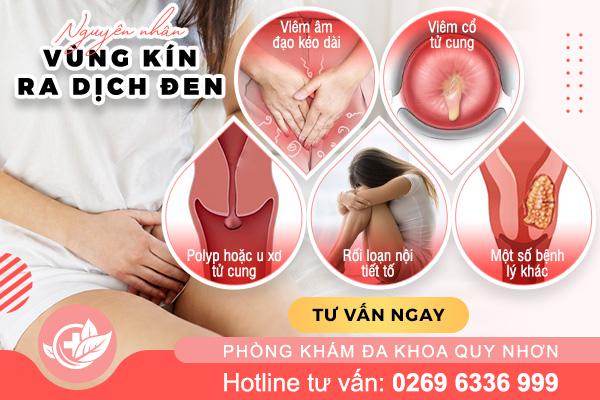 Vùng kín ra dịch đen – dấu hiệu nhỏ, cảnh báo lớn